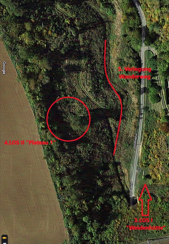 Wanderweg im Hüttengrund Helfta